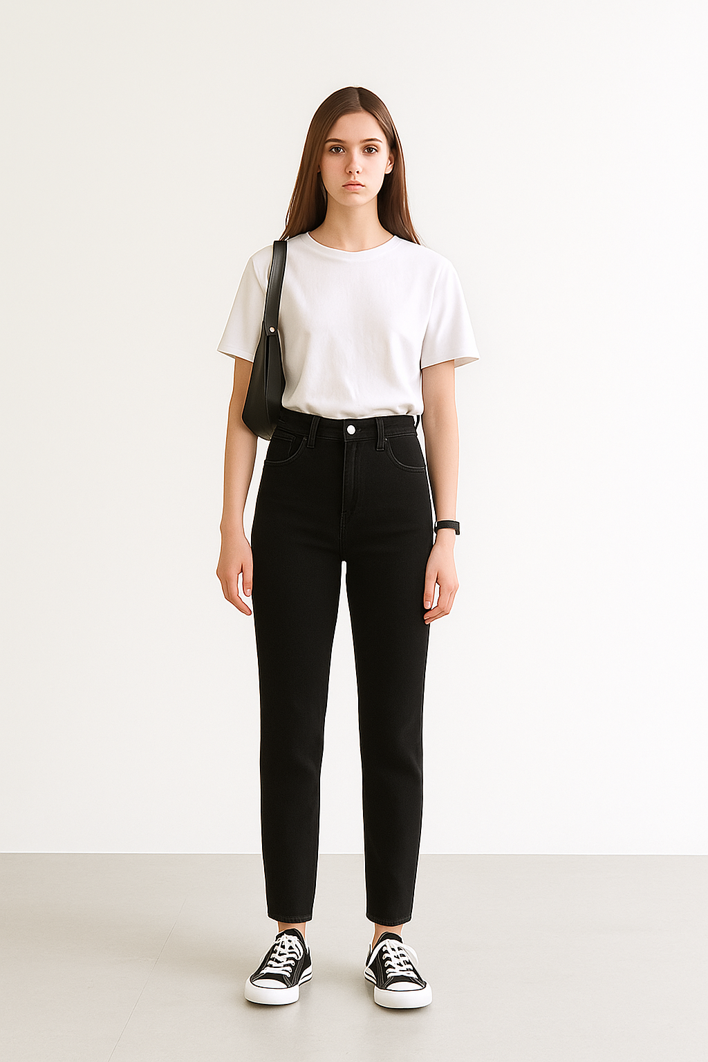 Black Mom Jeans