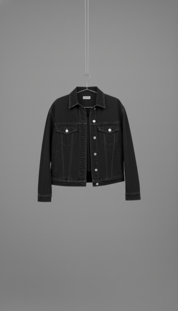 BLACK DENIM CO-ORD SET
