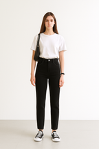 Black Mom Jeans