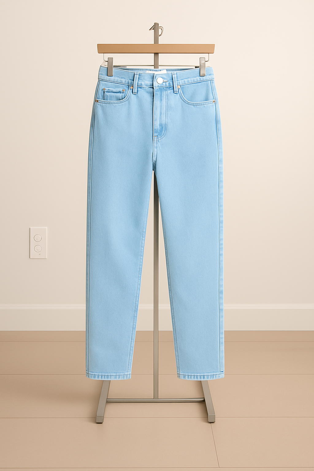 Sky Blue Mom Jeans