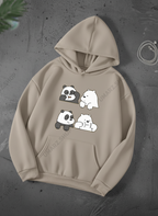 4 PANDA HOODIE - PRINTED