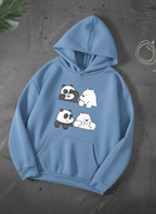 4 PANDA HOODIE - PRINTED