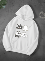 4 PANDA HOODIE - PRINTED