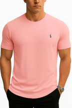 Sea-Pink Knit Reg T-Shirt