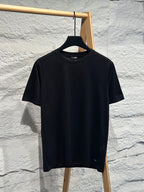 Black Knit Regular T-shirt