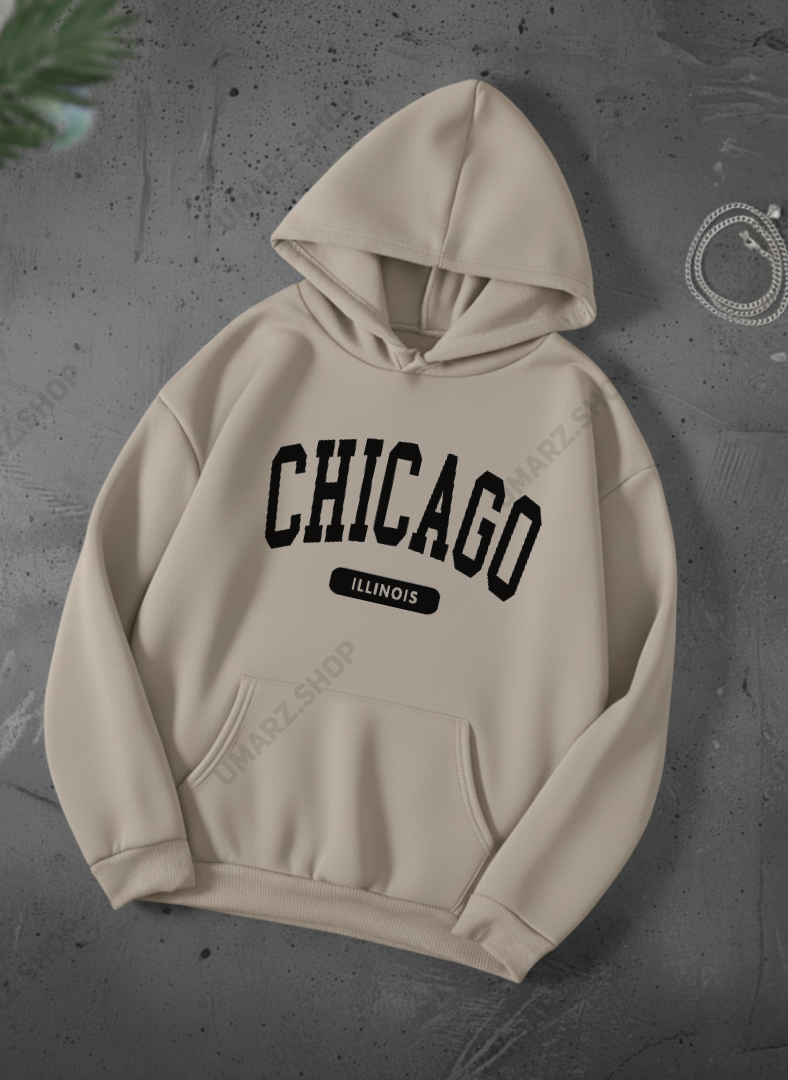 CHICAGO HOODIE - PRINTED