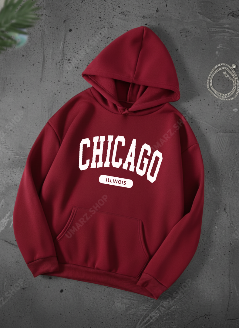 CHICAGO HOODIE - PRINTED