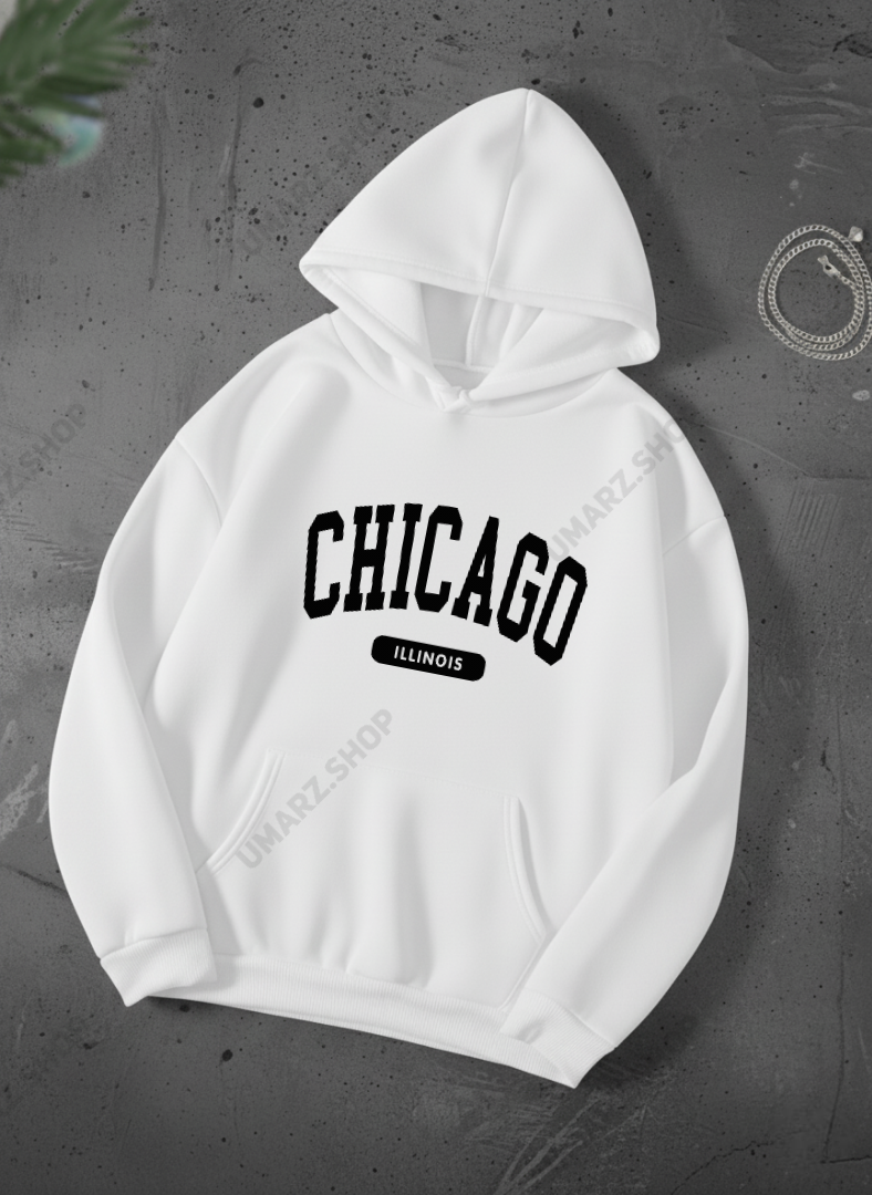 CHICAGO HOODIE - PRINTED