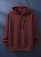 PLAIN HOODIE ZIPPER