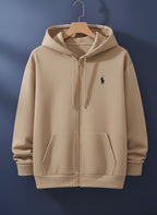 PLAIN HOODIE ZIPPER