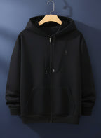 PLAIN HOODIE ZIPPER
