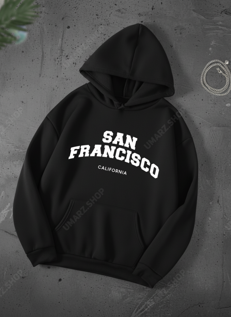 SAN FRANCISCO HOODIE - PRINTED