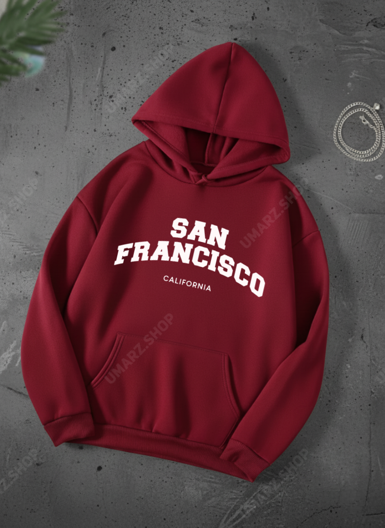 SAN FRANCISCO HOODIE - PRINTED