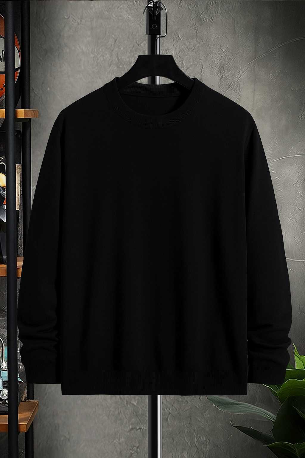 Classic Black Sweatshirt