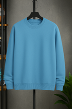 Classic Sky-Blue Sweatshirt