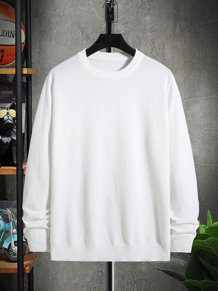 Classic White Sweatshirt