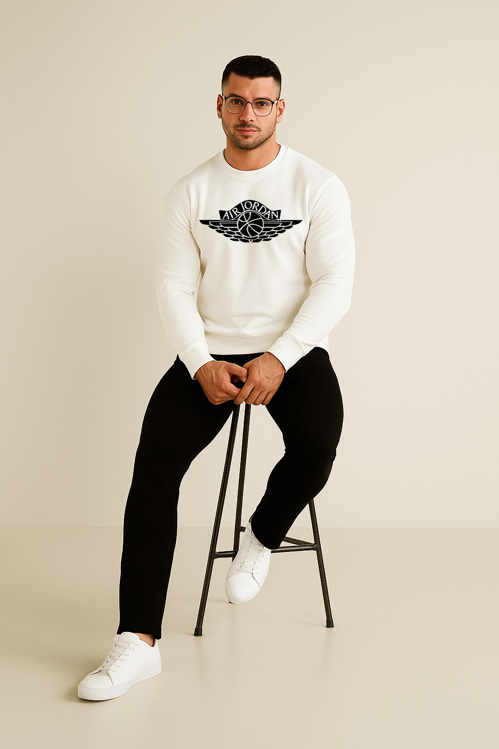 Classic White Sweatshirt